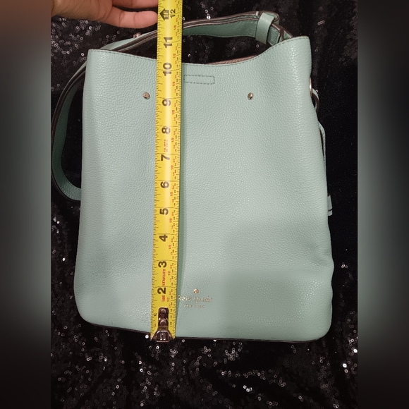 Kate Spade Marti Large Bucket Bag Blue Glow - Picture 10 of 11